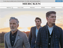 Tablet Screenshot of mercken.com